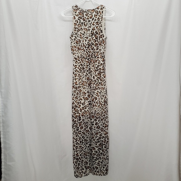 Long Leopard Print Dress size XS - Picture 2 of 6
